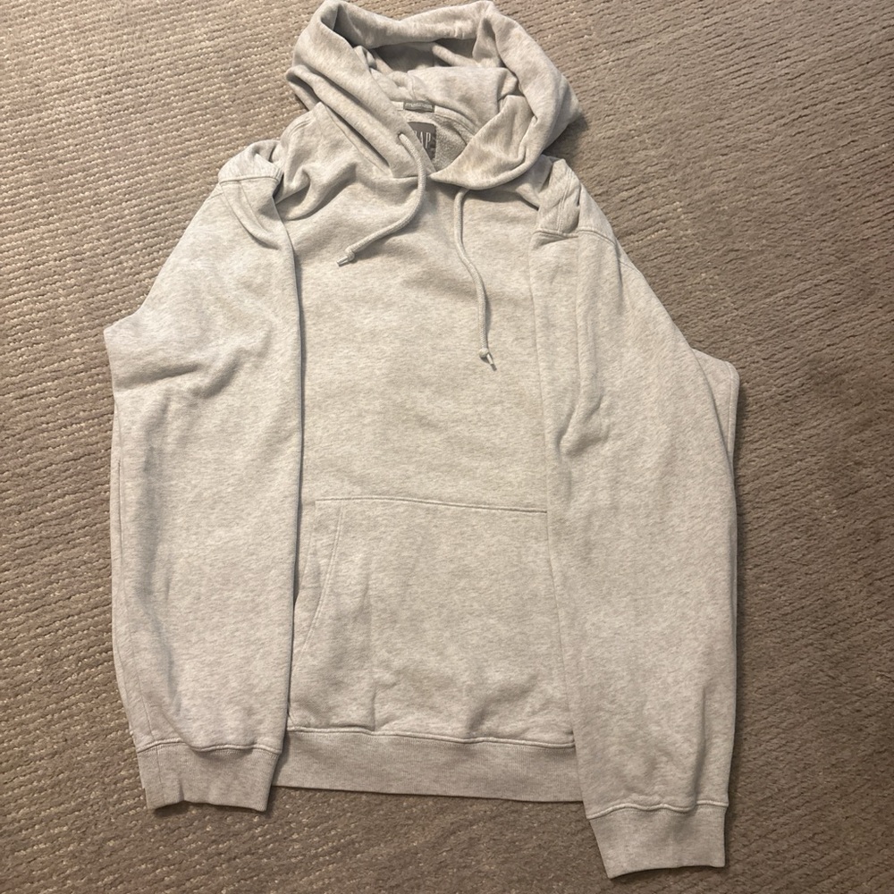 GAP Light Gray Cotton Blend Hoodie